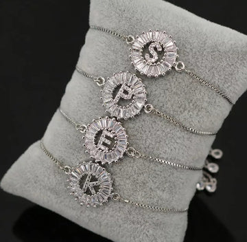 INITIAL BRACELET SILVER